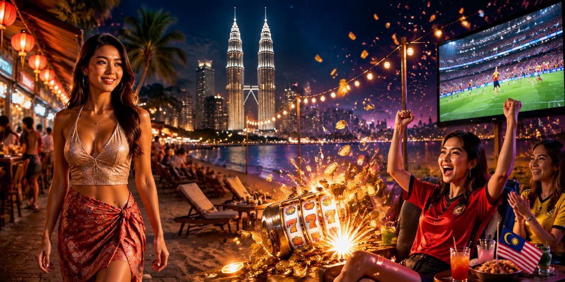 Permainan slot dalam talian bergaya Melayu di Kuala Lumpur dengan antara muka telefon moden